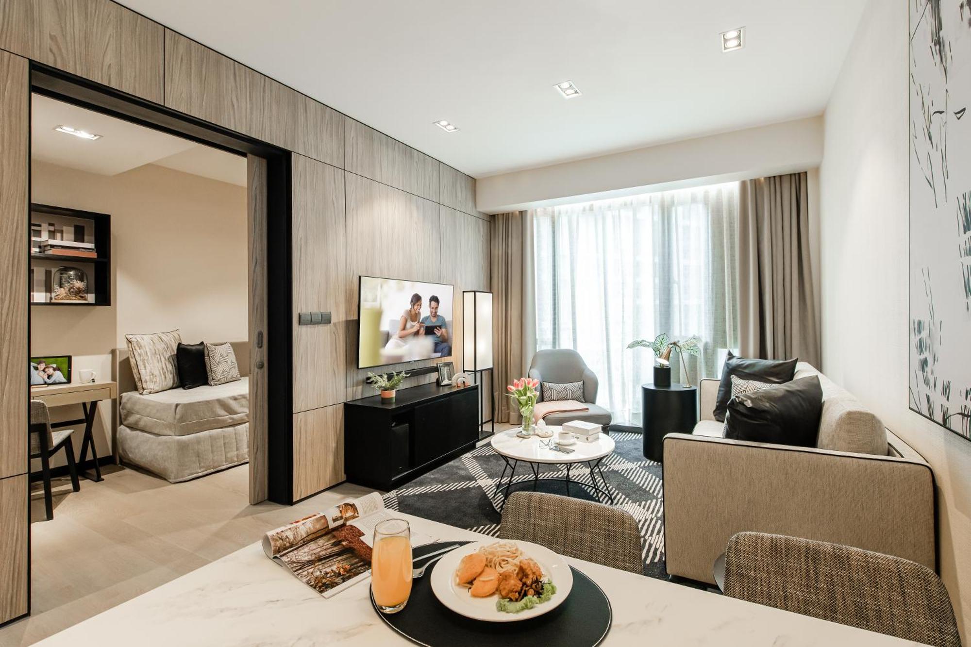 Hotel Ascott Star Klcc Kuala Lumpur Exterior foto A typical apartment at The Ritz-Carlton, Century City