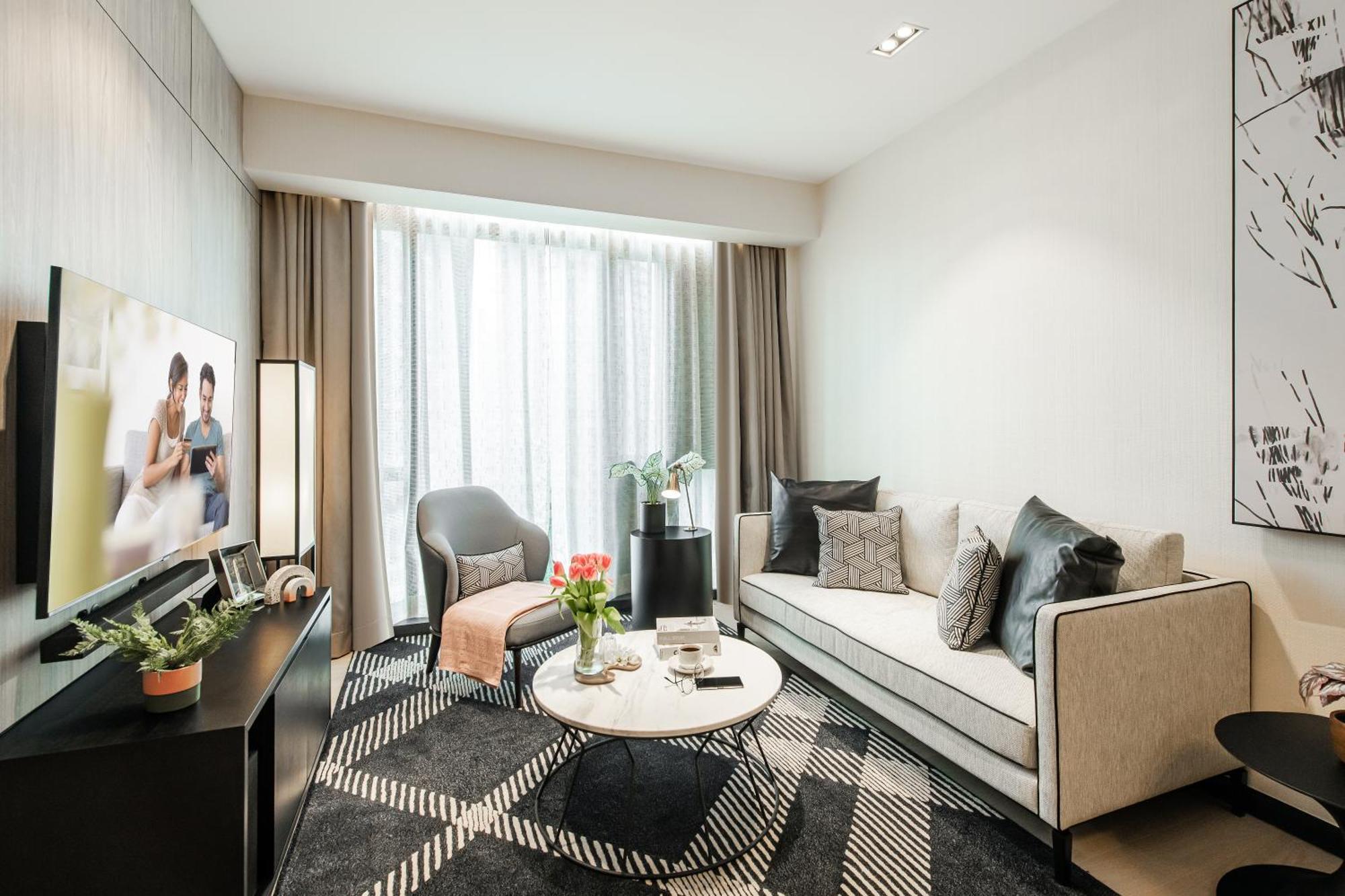 Hotel Ascott Star Klcc Kuala Lumpur Exterior foto Living room